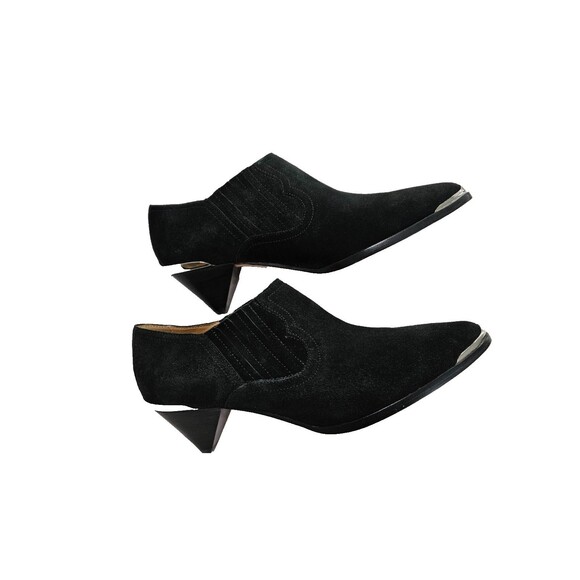 Joie Black Round Toe High Heels Slip On Women's Sandals Size 38 - Picture 1 of 5